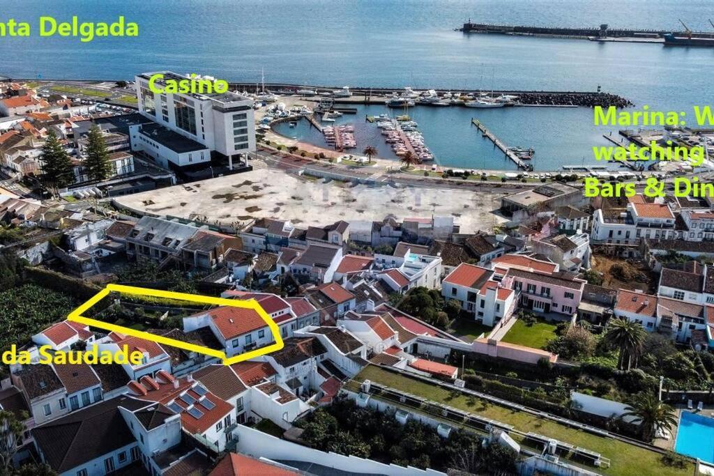 City Center, 200 Meters To Marina, Walk To Everything, Private Yard And Garden Ponta Delgada Exterior foto